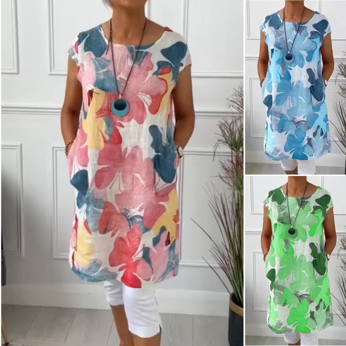 Anita | Elegant Round Neck Dress