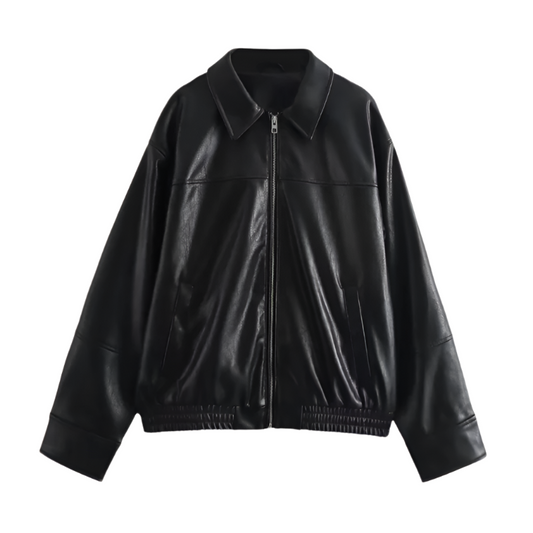 ALASKA HERBSTLICHE LEDERJACKE