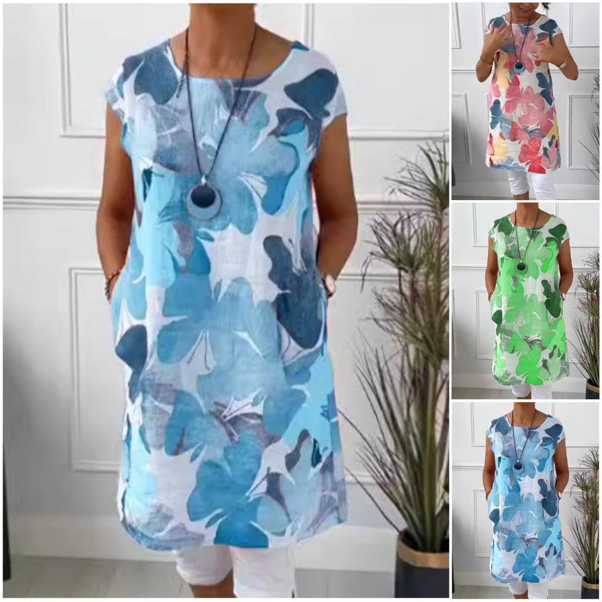 Anita | Elegant Round Neck Dress